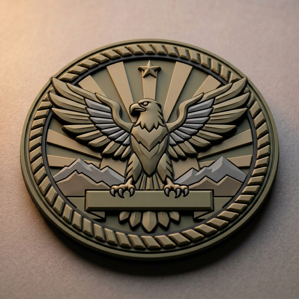 3D rubber patch